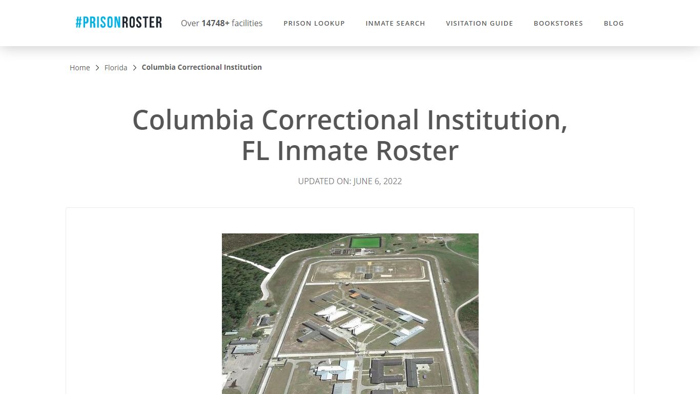Columbia Correctional Institution, FL Inmate Roster